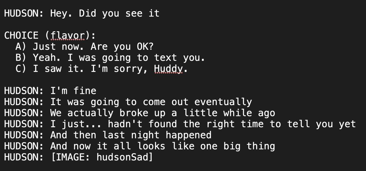 the script for chapter 3 is so f*cking long, jesus christ 😵‍💫

and there will be a couple of major branches this time! 🤞