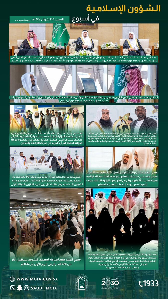 وزارة الشؤون الإسلامية 🇸🇦 tweet media