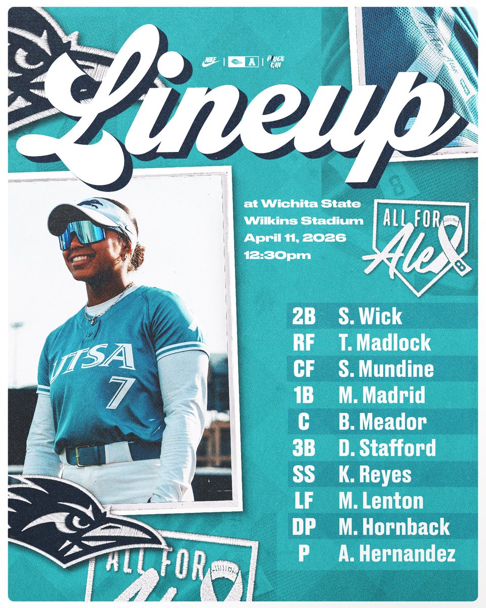 UTSASoftball's tweet image. Wrapping up the series! 

#BirdsUp 🤙 | #LetsGo210 | #PluckEm 🪶| #AllForAlex 🦋