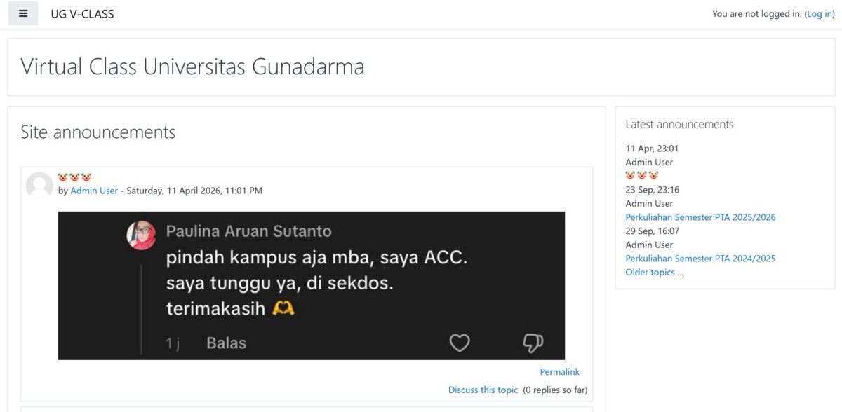 UG FESS tweet media