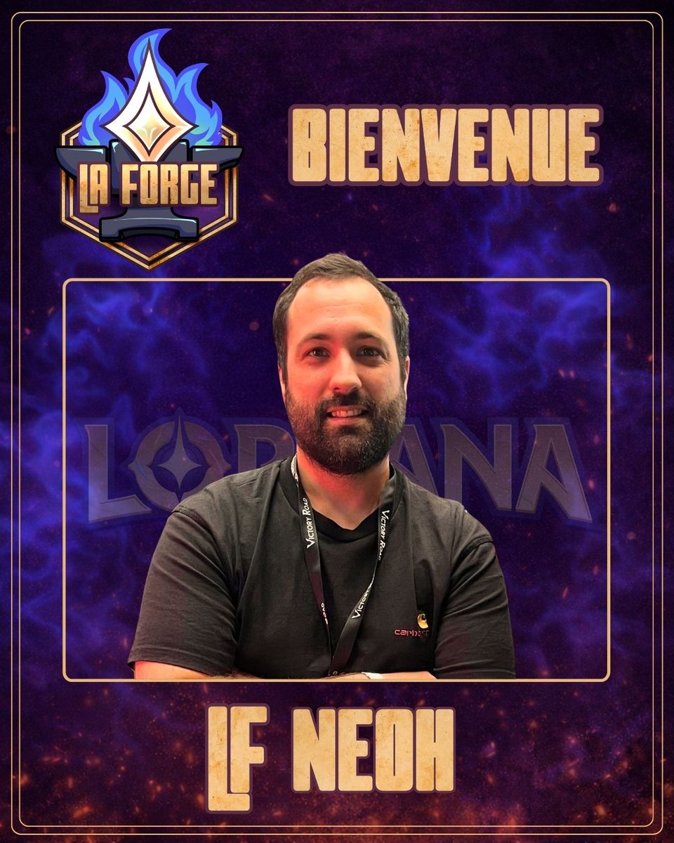 LaForgeLorcana's tweet photo. 🔥Un nouveau métal en fusion rejoint nos hauts fourneaux : Bienvenue à Florian aka Neoh! 🔥

🔥De la combinaison de sa précision de ses coups et des feux de La Forge naitra un gameplay de la meilleure trempe. 🔥 https://t.co/oOsIIXIDqU
