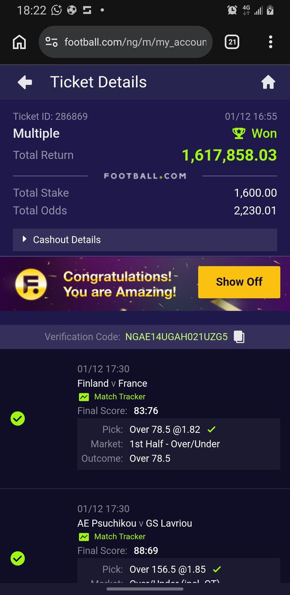 victozyformula's tweet photo. December 1st last year, Gabzin gave me ₦1,600,000. which was the 2nd ever game I will play from his page

Today, I’m not just saying thank you  I’m saying I used that opportunity well and I cashed out.

That money came with trust, and I made sure it didn’t waste. Built, learned, and kept pushing.

Real appreciation to you, Gabzin. Not everyone gets that kind of backing.

More wins. We move. 
@GABAZIN99 let's recreate this again this month we are gonna win millions