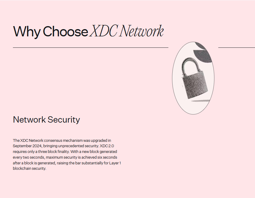 EmilyCarte99917's tweet photo. Why are more builders choosing @XDCNetwork?

Powerful network effects
Enterprise-grade security (2s blocks, fast finality)
Built for real-world assets &amp; global finance.

This isn’t just another chain, it’s infrastructure for the future of trade &amp; tokenization.

#RWA #BuildItOnXDC https://t.co/ouyl5BDnUv