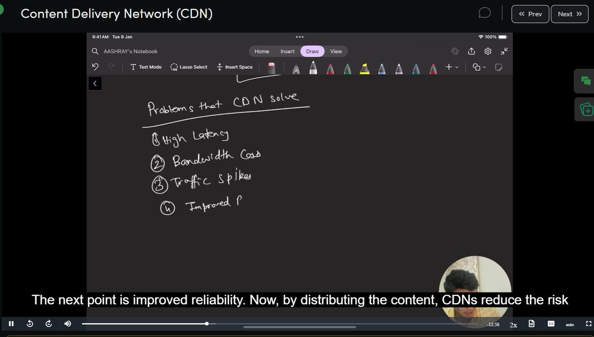 noMore_Delays's tweet photo. Today I learned CDN with @geeksforgeeks 💚

🔹 Faster content delivery ⚡
🔹 Reduced latency
🔹 Better user experience
🔹 Global distribution 🌍
Servers closer to users = speed 🚀

📚 Course Link: https://t.co/n77lY7IDGV

 #three90challenge #commitwithgfg https://t.co/sL5pGKcYa7
