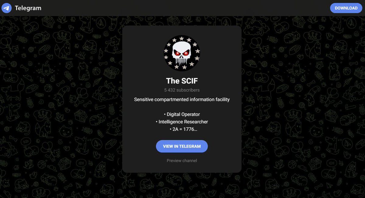 The SCIF tweet media