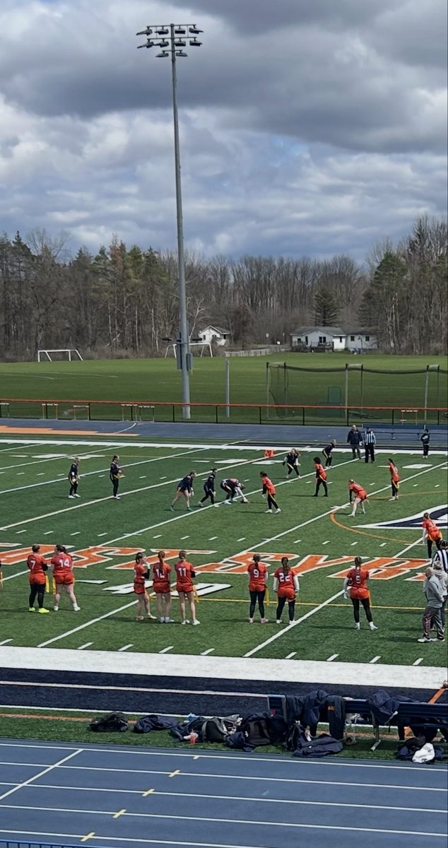 CoachBrazill's tweet photo. Great to see @ESMSpartans inaugural season of girls flag football vs @LCSDAthletics on this brisk April afternoon 🏈 https://t.co/hMPd9nlRCV
