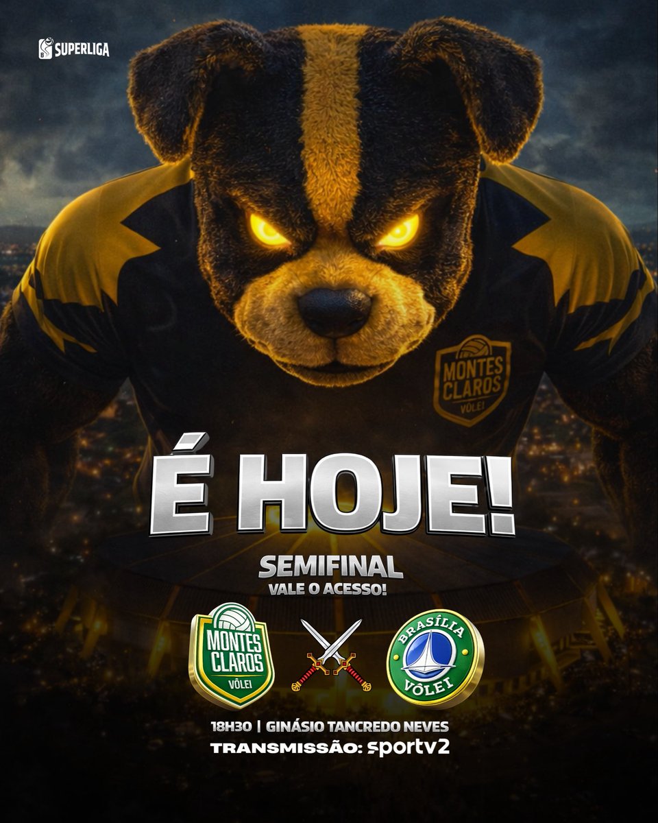 🏐🔥 É HOJE A DECISÃO NO CALDEIRÃO!

Acabou a espera… chegou a hora do tudo ou nada! 💛💪🏽

🏐 MOC Vôlei x Brasília
📅 Sábado (11)
⏰ 18h30
📍 Ginásio Tancredo Neves
📺 <a href="/sportv/">sportv</a>

#MOCVôlei #SuperligaB #DiaDeJogo #RumoÀFinal #Caldeirão