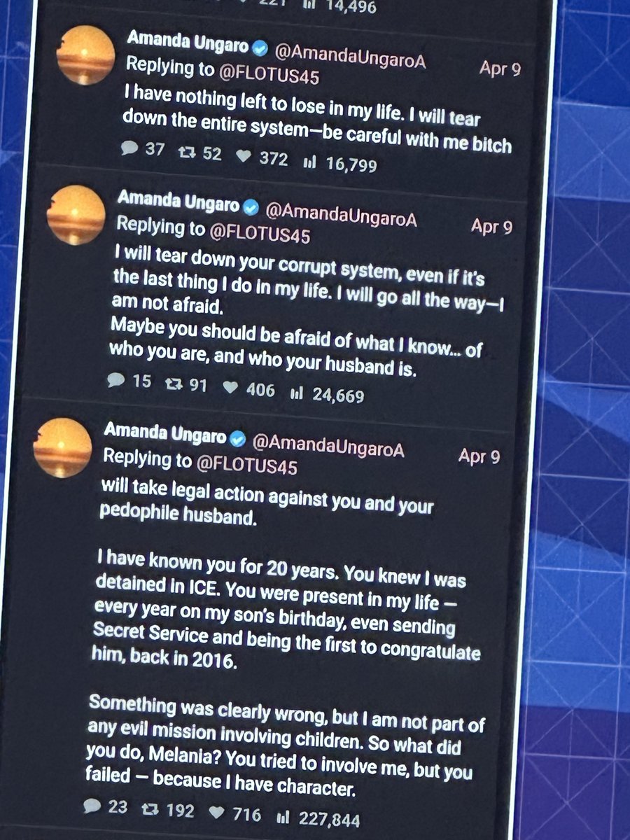 <a href="/AmandaUngaroA/">Amanda Ungaro</a> <a href="/AZ_Brittney/">💙Brittney💙</a> What happened to your tweets