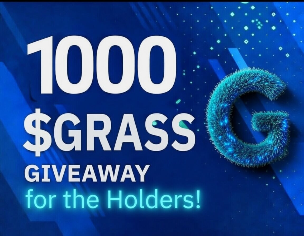 TouchBasedGrass's tweet photo. Sending 1000 $GRASS tokens to 1000 supporters!

How to enter:

Like, Repost, Follow, join the telegram, and Comment why you believe in $GRASS!

Make sure to include your @base EVM wallet address under your post!

#base #Touchgrass https://t.co/aUdpkEeaKj