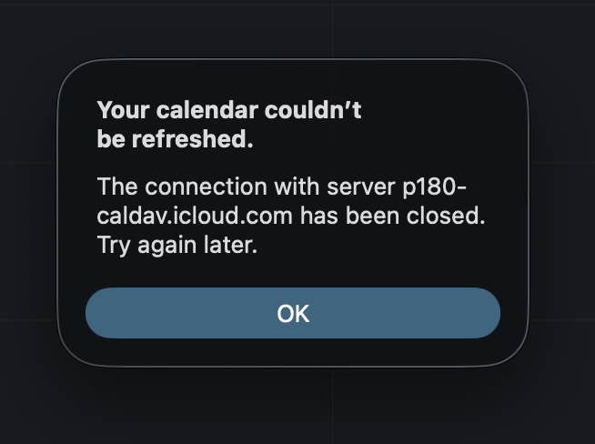 prashantsani's tweet image. Does anyone know what's the best workaround for Apple Calendar not syncing to iCloud (on iMac)?

Tried
- Reseting Password
- Enabling disabling (and re-enabling) calendar on Settings 

#needhelp #apple #icloud #AppleCalendar