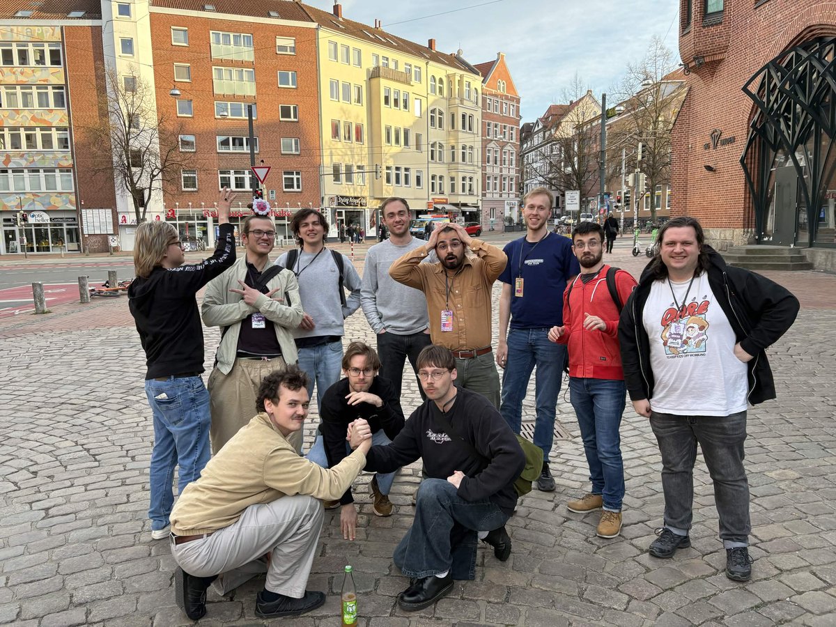 upgamer_Nicki's tweet photo. SAPF 2 - Hannover, Germany, April 11th 2026

Ice Climbers Group Picture

Left to right - in the back:
Kensho (@Kensho_ssb)
g_arm
ceylansen
Nate (@LeafSSBM)
SwebBy (@SwebBy_ICs)
Nopia (@Nopiaaaaaa)
Katyushas
Noxxa (@NoxxaPlus)

Front:
Moe (@MoepieOP)
Nicki
Marley (@MarlesParsley) https://t.co/WPmVV9vD17