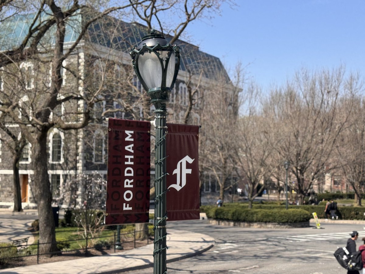 C_Willey2's tweet photo. Loved visiting @FordhamNYC! Thanks Coach Petrarca for showing us around. Incredible campus and football program. 
#Classof2028 
@CoachPetrarca @FORDHAMFOOTBALL @aws_football https://t.co/OkqV41TcKr