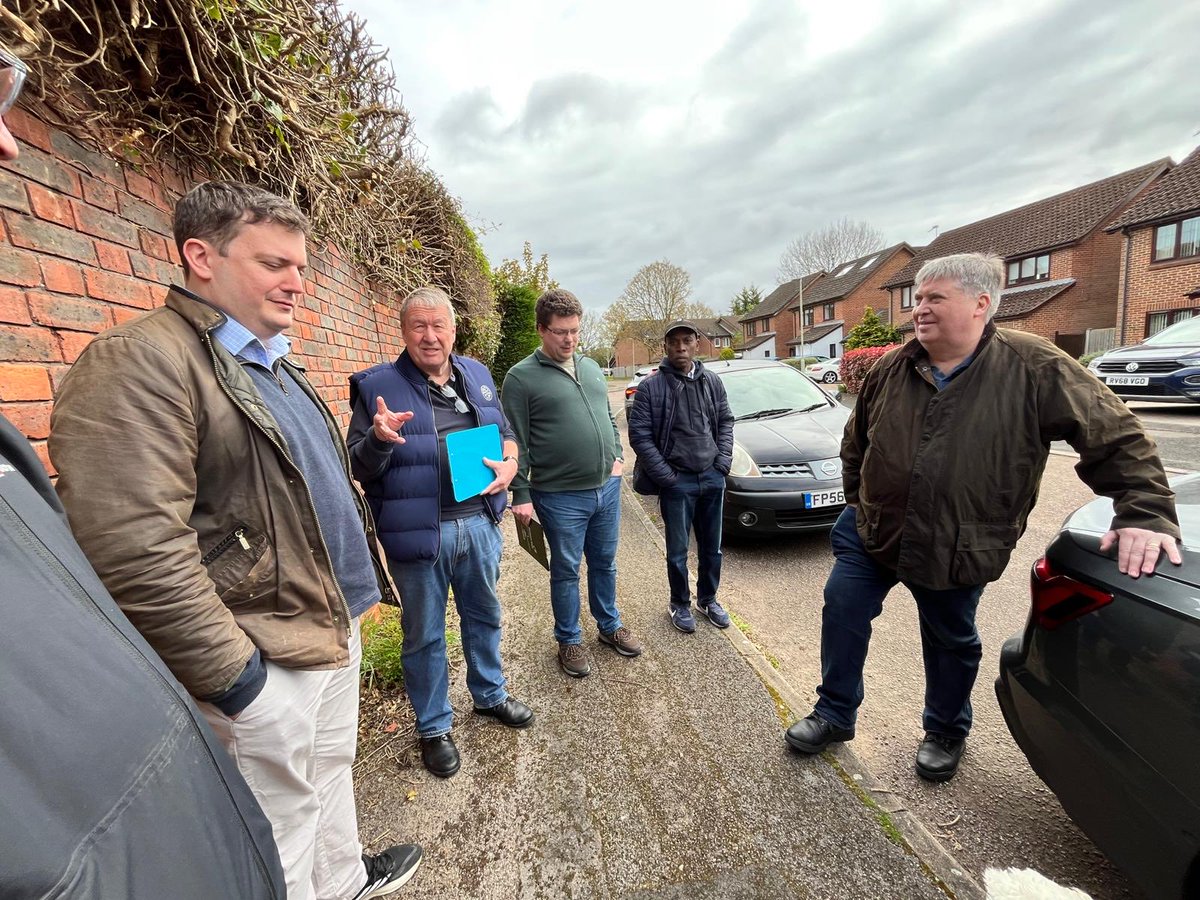 William__Hall's tweet photo. Great campaigning in Earley and Wokingham today for the local elections. Thank you to all who joined. https://t.co/KcJWEIqvDc