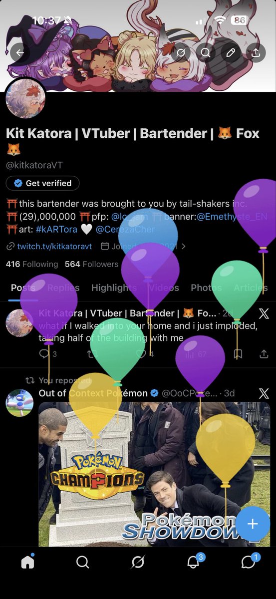 Kit Katora | VTuber | Bartender | 🦊 Fox 🦊 tweet media