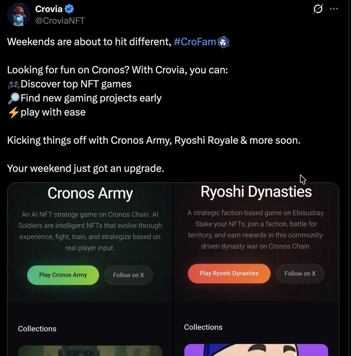 Hajedan | WolfSWAP.app | Cronos News | Marketing tweet media