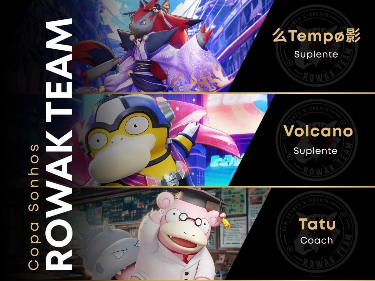 ADC: <a href="/Riquepok177291/">Riquepok</a> 
TOP: Levi
JG: <a href="/Javison_Unite/">BOOM_COACH</a> 
SUP: <a href="/Navim22/">Shin7</a> 
TNK: Lancelot
Reserva: <a href="/CaioTempon8813/">CaioTemponi</a> 
Reserva: <a href="/gabe_volcano/">Gabe Volcano 🔜 Patas2026</a> 
Coach: <a href="/Tatulizz/">Tatuツ</a>