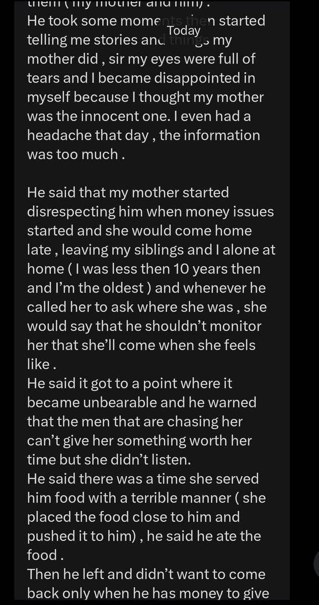 jon_d_doe's tweet photo. I have always told you young people that, if you're in any doubt of what I teach here, please show the posts to your parents.

Especially your fathers.

Please read from this young lady 👇. https://t.co/ndmwjLM9rK