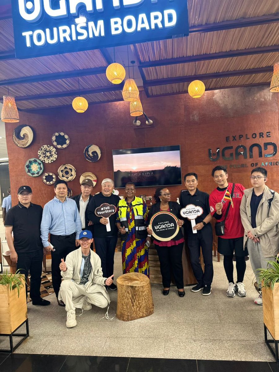 TourismBoardUg's tweet photo. Today, we had the pleasure of welcoming a delegation of 40 Chinese visitors, led by Her Excellency Oliver Wonekha, Uganda’s Ambassador to Beijing.

The delegation is in Uganda on a familiarisation trip, exploring opportunities in tourism investment and the coffee sector.

#ExploreUganda