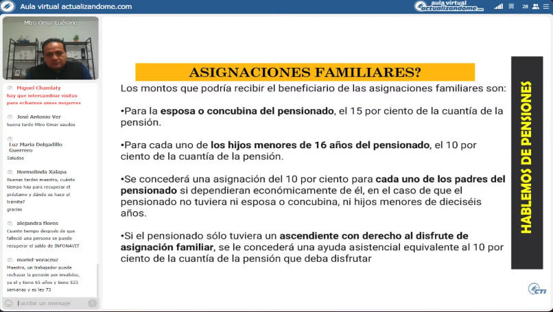 Hablemos de Pensiones – ¿Puedo Reclamar un Error en mi Pensión Después de ser Otorgada? - Segmento disponible en youtube.com/live/WxGjfffyk…

⭐️ Conoce la Programación en VIVO de Lunes a Viernes: chat.whatsapp.com/ExdlapA6hjRAYN…

#actualizandome #barraactualizandome #contadoresmexico