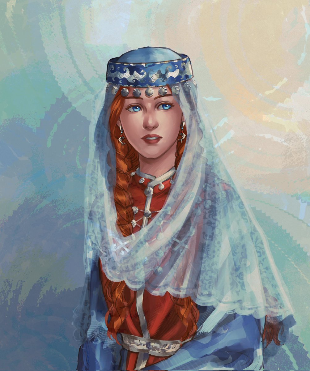 karuselii's tweet image. #sansa in Georgian Traditional clothing #comm

#asoiaf #sansastark #akotsk #gameofthrones #WIP