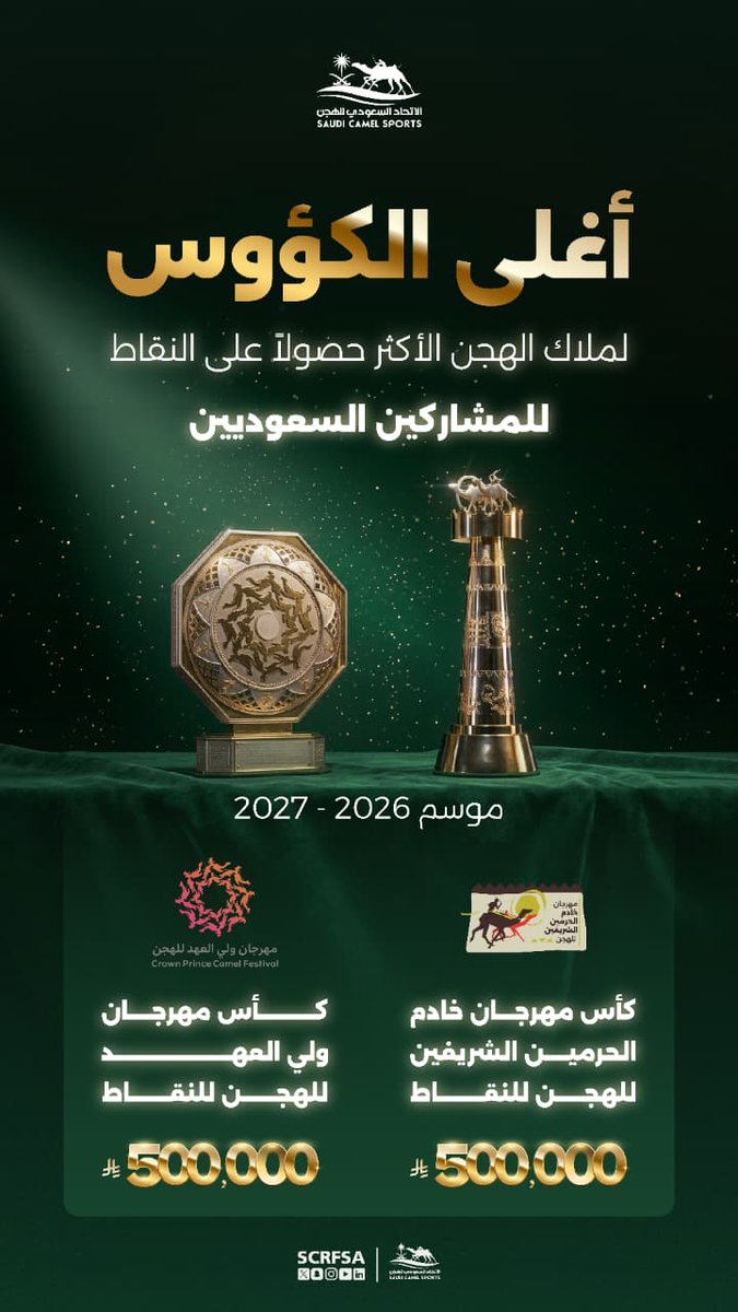 الاتحاد السعودي للهجن tweet media