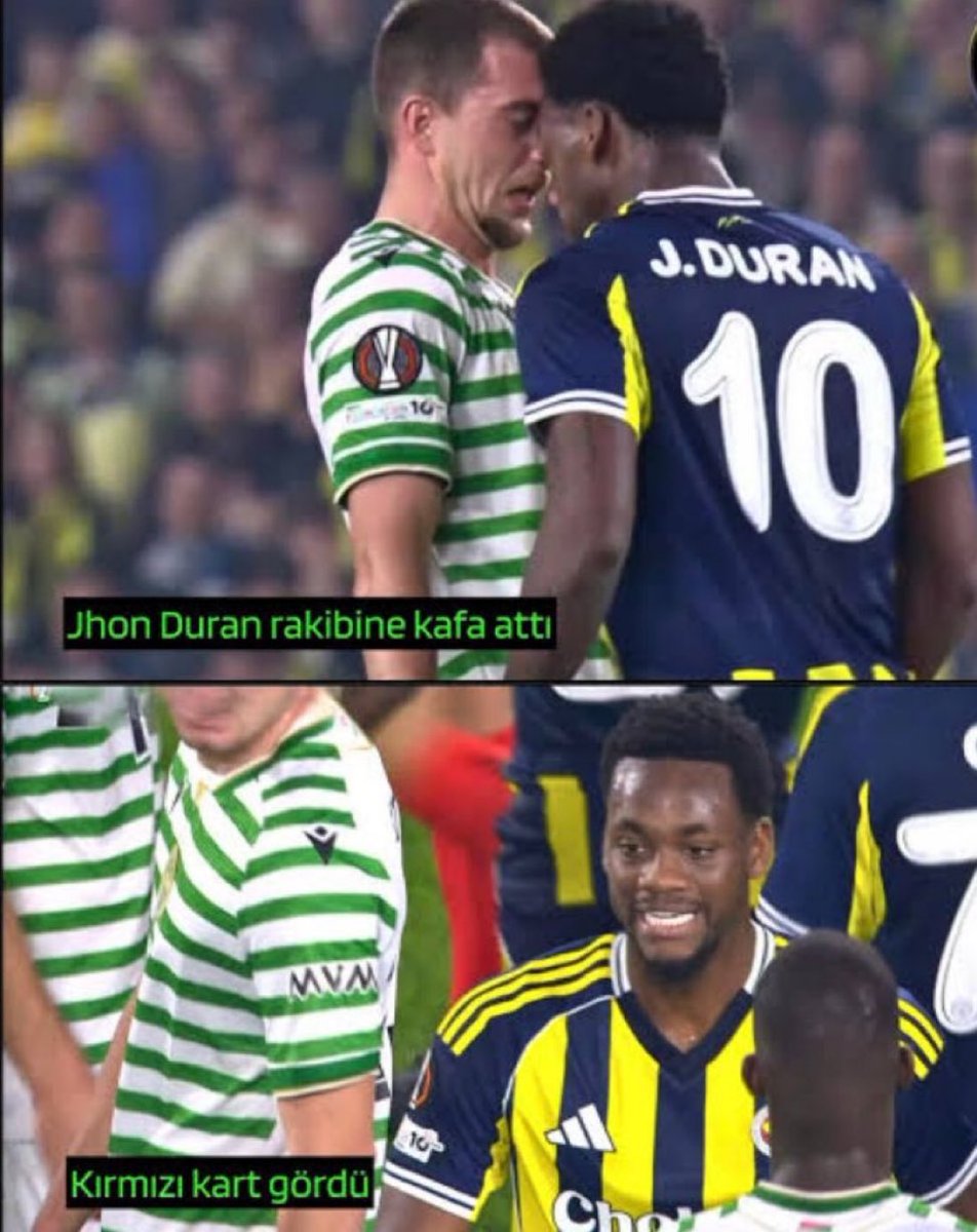 J. Duran, aynı hareketten kırmızı kart görmüştü…