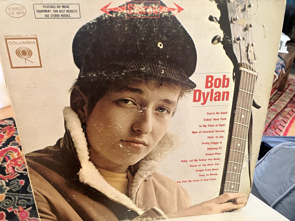 rodmickleburgh's tweet image. 65 years ago today, Bob Dylan gave his first performance in Greenwich Village, where he sang Song to Woody…his heartfelt tribute to his hero Woody Guthrie is on his first album…he was 20..featured now on my #Vinyl Saturday