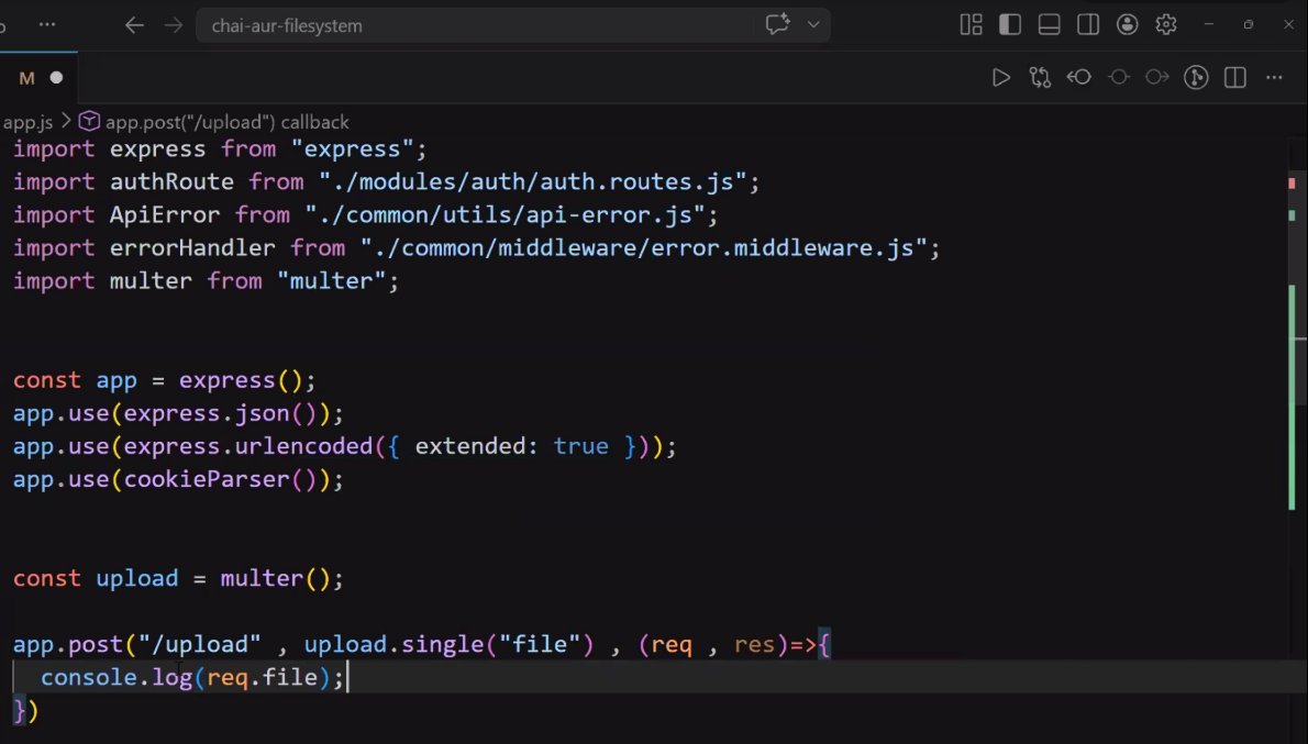Rochak__tiwari's tweet image. Day 35 of Cohort

Learned Sync vs Async and explored the Node.js fs module for file handling.
Also worked with ImageKit for file uploads and media management.
#chaicode #NodeJS #Backend #LearningInPublic #BuildInPublic