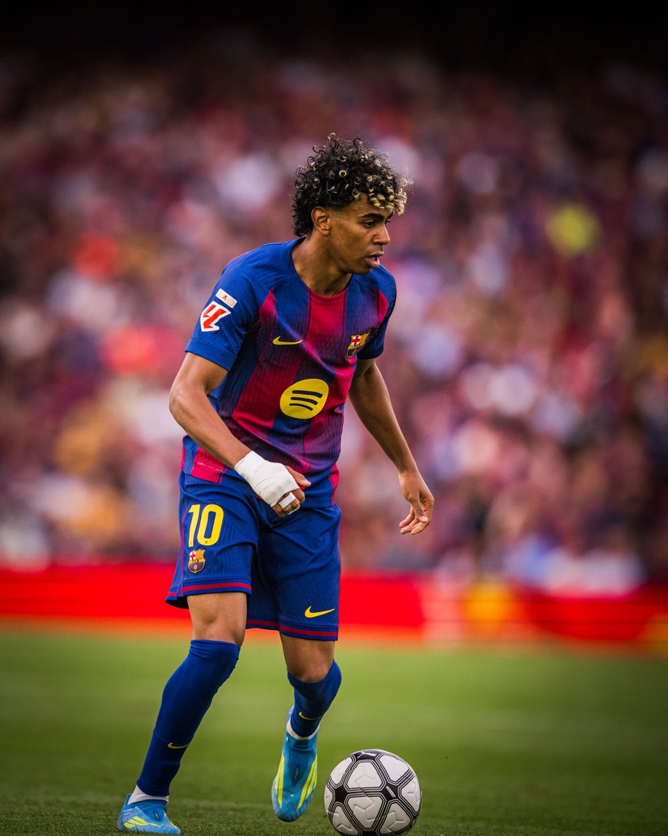 À seulement 18 ans, Lamine Yamal dispute son 100e match de Liga. Il y parvient avant Bojan, Gavi, Messi et Pedri 👏