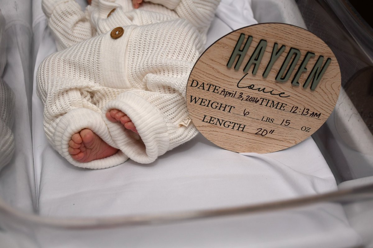 ReadySetData's tweet image. We’re excited to introduce Hayden Louie Balash! 

He arrived on 4/3 and is doing great. Olivia is already a total super mom and we’re having the best time just hanging out and getting used to our new schedule as a family.

It’s been a wild week but we couldn't be happier #NewDad