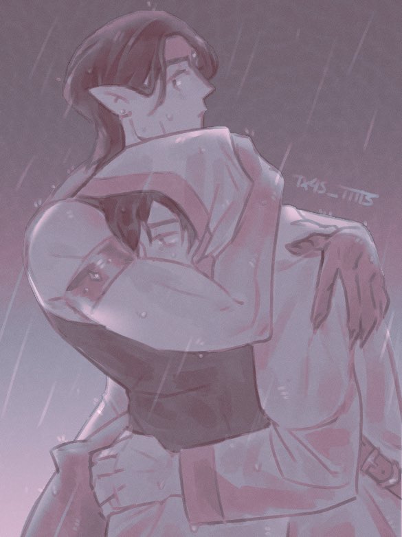tx4s_tttts's tweet image. All I do is get hyperfixated on rarepair and make slops anyways go read the awesome #sharkpanda fic by my goat Zena +