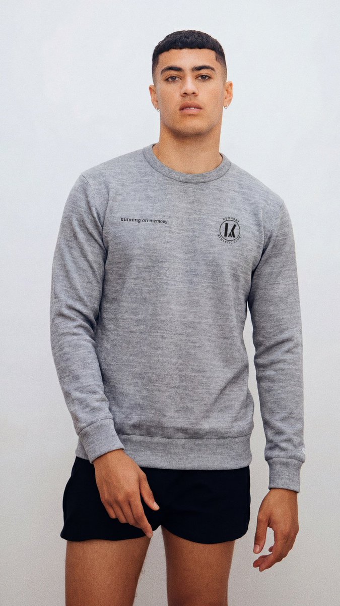 KeohaneAC's tweet photo. AN CLÓ GAELACH SWEATSHIRT. 
Organic cotton grey marl fabric. 

Traditional Cló Gaelach script on chest &amp; rear found on GAA stadia names across country incl Páirc an Chrócaigh stadium at Jones’ Road entrance. https://t.co/z0IBQApItM https://t.co/Fh4bgzJep3