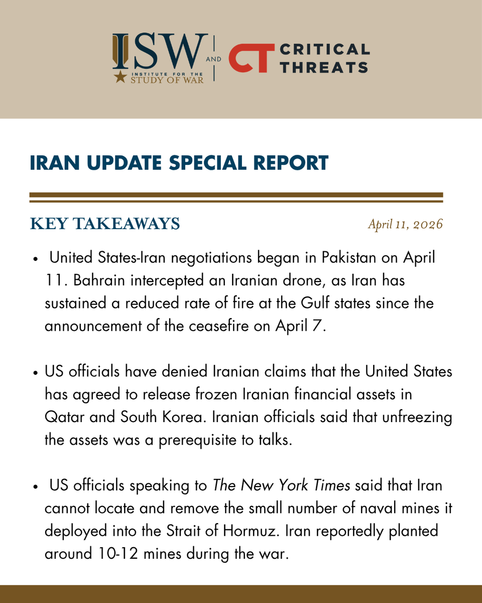 Institute for the Study of War tweet media