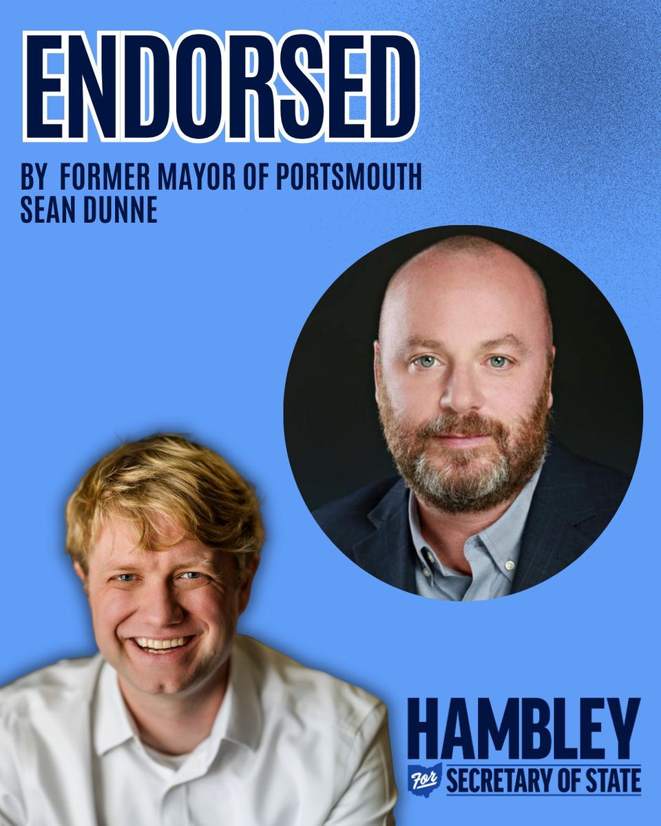 hambleyforohio's tweet image. 🎉 More endorsements to share! Elected #Democrats across #Ohio are showing their support for this campaign. Every community across the state has a stake in free and fair elections, and deserves districts drawn by the people, not politicans. #HambleyForOhio #CareForOhio