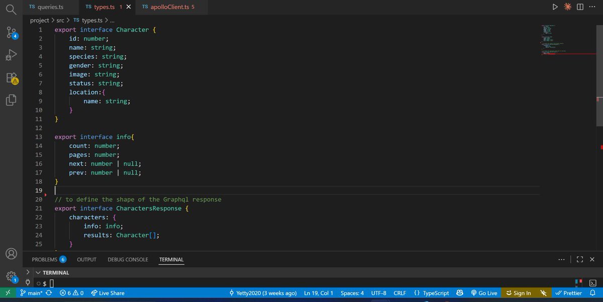 Today, I set up Apollo Client for fast data caching and centralized my GraphQL queries to keep things lean. By defining strict TypeScript interfaces, I’m catching "undefined" errors before they can even happen. 

#ReactJS #TypeScript #GraphQL #ApolloClient #BuildInPublic