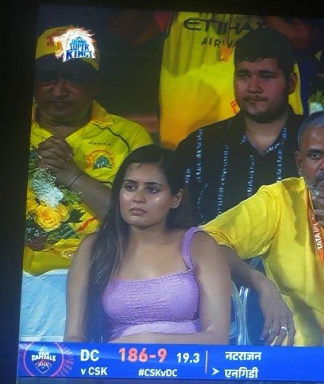 That’s rhea 🥹🥹💛💛💛 supporting csk 🎀💕
#RheaSharma #CskVsDc