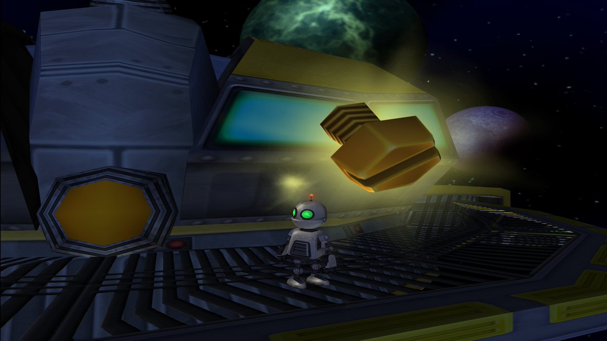 innawhiledubs's tweet image. Was watching my buddy play Ratchet and Clank for the first time- and he casually just got to the Gold bolt as Clank on Nebula G34.
I was astounded, I’ve never seen someone get up there! What sucks is you can’t actually collect the bolt 😭