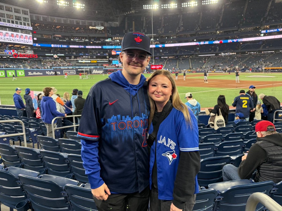 nightmare021824's tweet photo. @BlueJays Sec #135 Row 11 Seats 6&amp;7 Traveled from Victoria BC to see their first Jay's Game. Die hard fans. Was wondering if you could help me out and make their day even more special. https://t.co/9S51WNbMhc