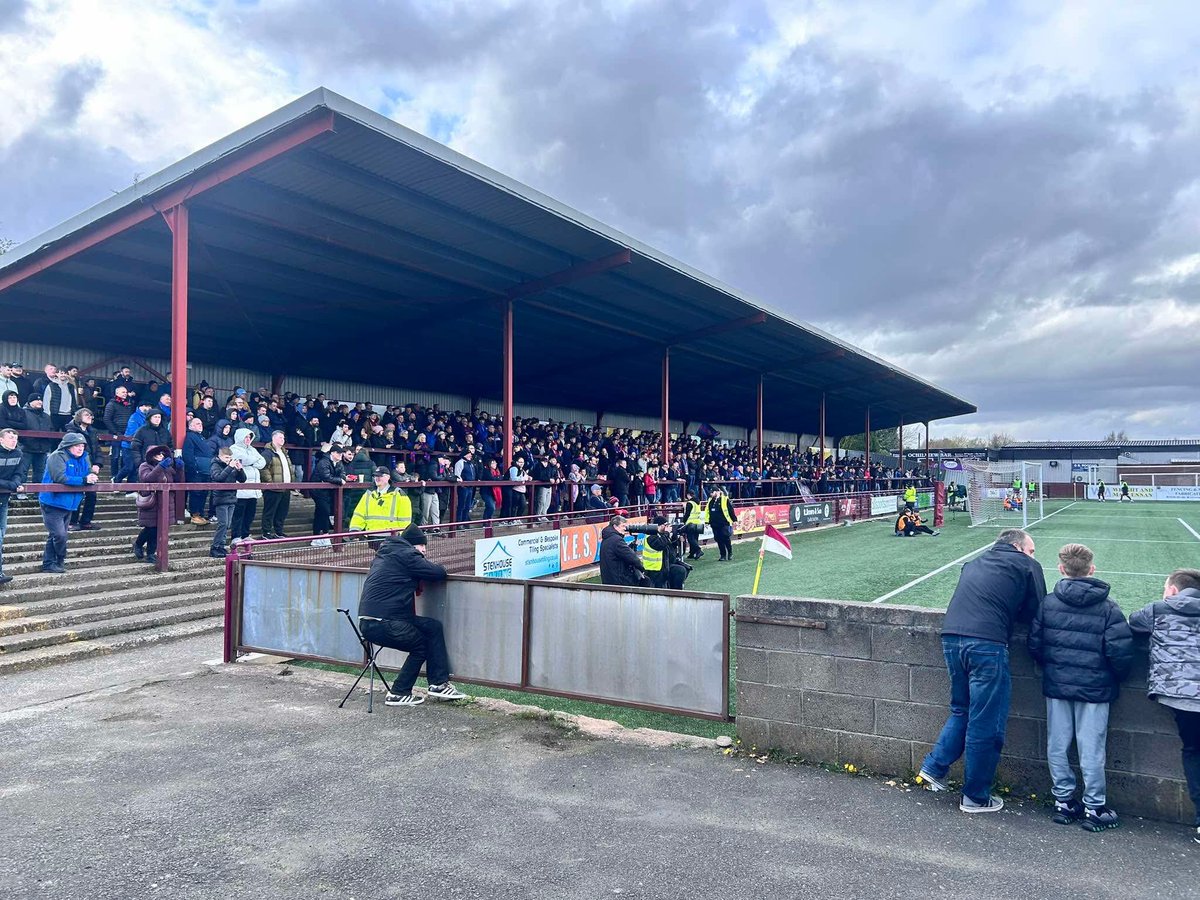 Inverness fans at Stenhousemuir tonight.

A title battling match in William Hill League One!