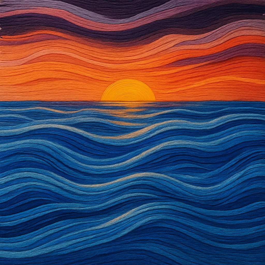 sofyescualida's tweet photo. "Sunset weaving" - made with @NightCafeStudio 

https://t.co/EdwPU4AcFx

#aiart #nightcafe #digitalart https://t.co/EdwPU4AcFx https://t.co/W4H8A6hlZy