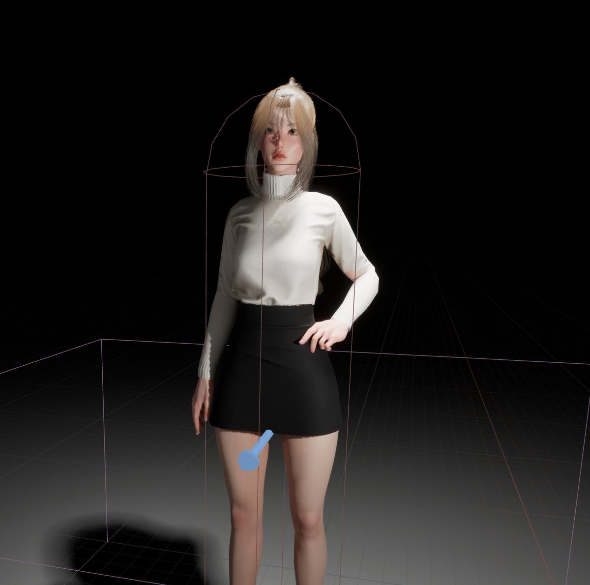 gtsplayground's tweet image. Ahhhh.... how do I fix the modular character's clipping issue? T.T I really wish this customization system could actually work...