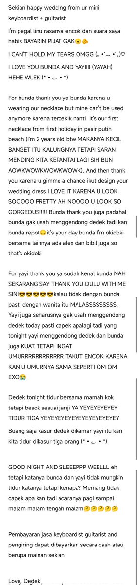 Avel (managed by yayah, bunda, n bro sist) tweet media