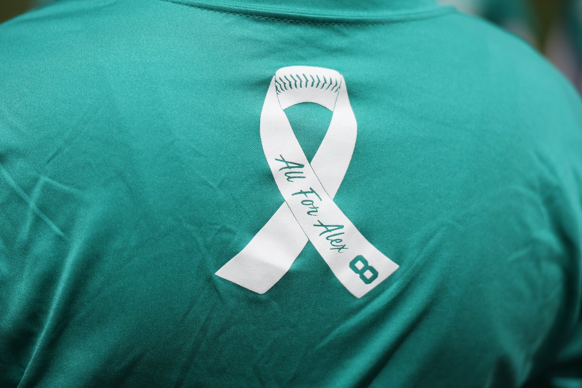 AggieSoftball's tweet image. No one fights alone.

#GigEm | #AllforAlex 🦋