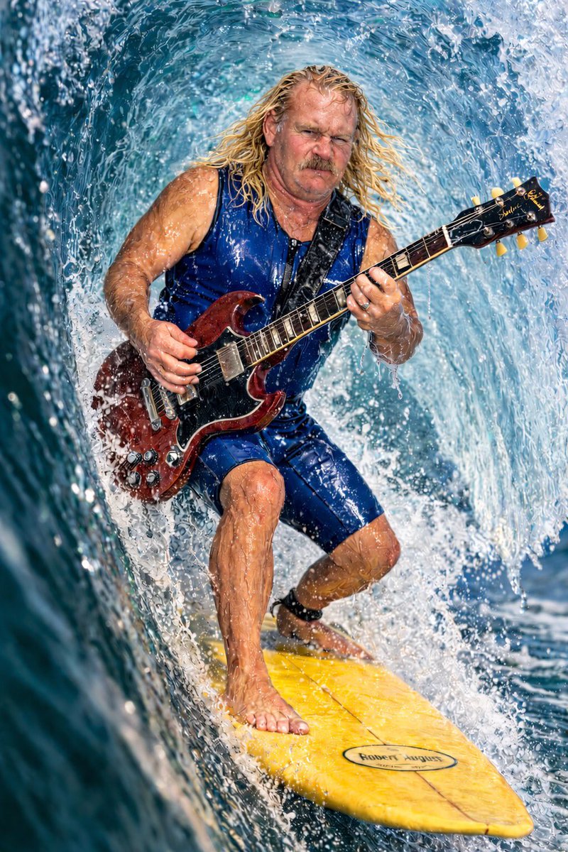 RizenOsiris's tweet photo. The good ol’ days of HB, just waves, my guitar, and a Robert August precision board 🌞🏄🌅 https://t.co/EvUSggYf21