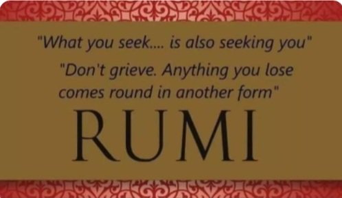 MajorWaheed's tweet photo. What you #Seek is seeking you,
Don't #Grieve what you #Lose it comes round in #Another form #Quatation #MentalHealth #Wisdom #IAM
#SaturdayMotivation #Mindset
#SaturdayFeelings #Beliefe #SaturdayVibes
#JoyTrain #Joyfull #Joyce #SuccessTrain
@KariJoys @gary_hensel @Abbas_Waheed https://t.co/EW535cq4Ak
