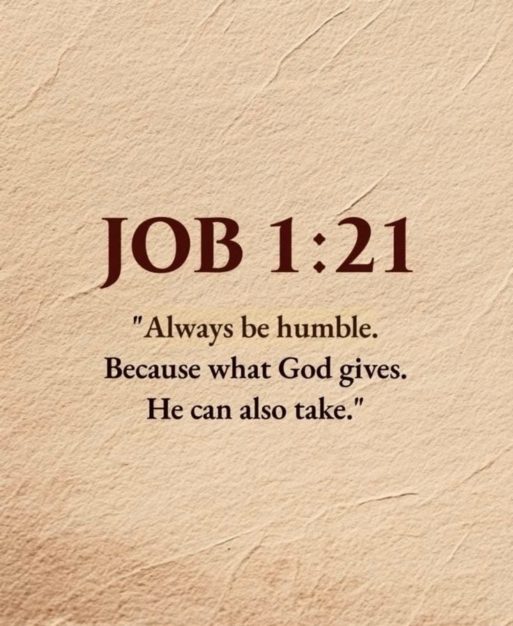 Key word is stay humble