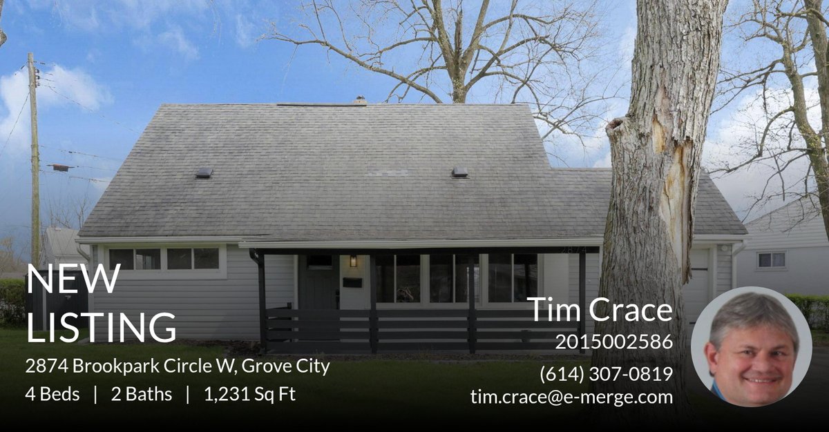 agenttimcrace's tweet photo. 📍 New Listing 📍 Take a look at this fantastic new property that just hit the market located at 2874 Brookpark Circle W in Grove City. Reach out here or at (614) 307-0819 for more information!

Listed by Tom and Jodi Conley https://t.co/8IHboU2Ug6 https://t.co/XHbdXLMFgA
