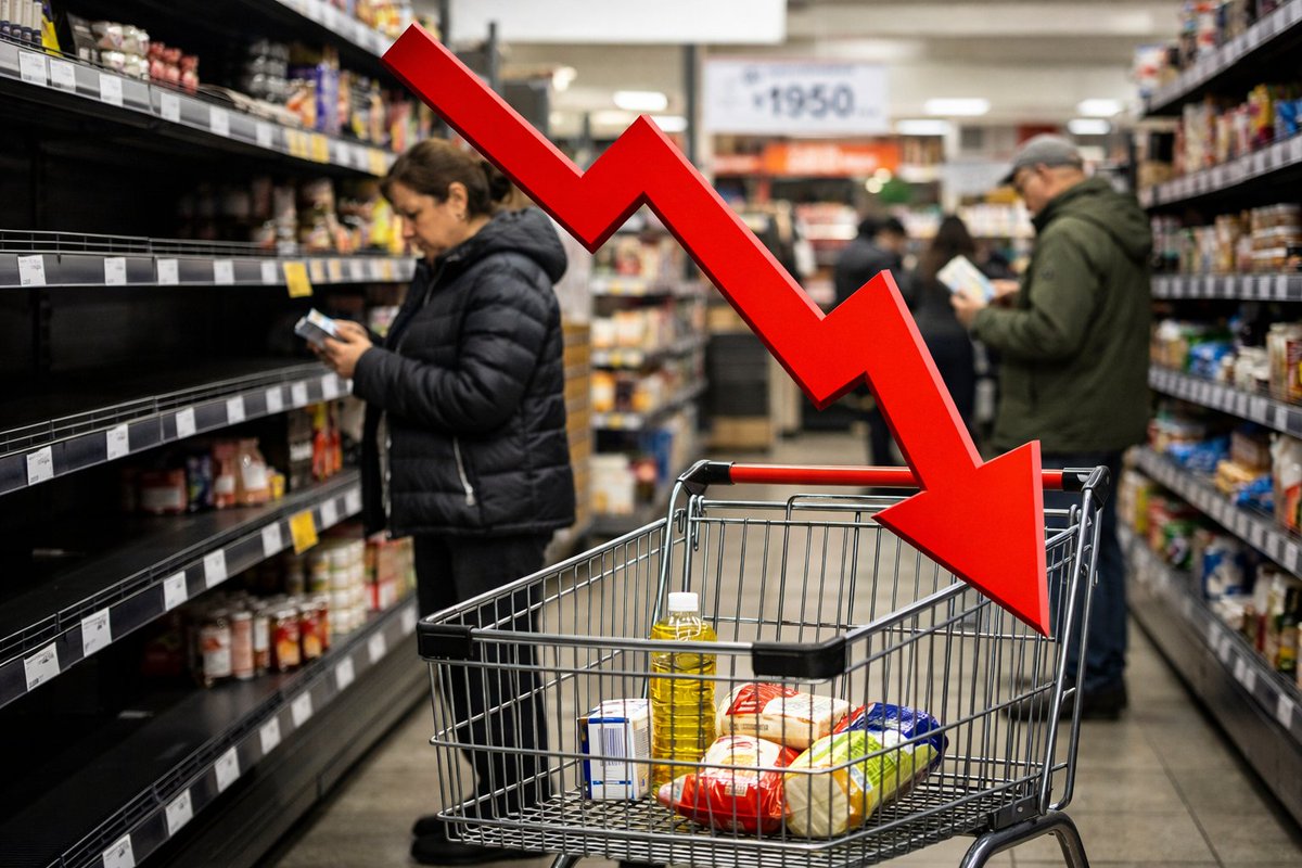 🚨 Caída histórica del consumo: ventas en supermercados se desploman hasta un 40%

Desde la asunción de Javier Milei, el consumo en la Ciudad de Buenos Aires muestra un fuerte deterioro.

Según relevamientos del sector, las ventas en supermercados registran caídas de hasta el 40%