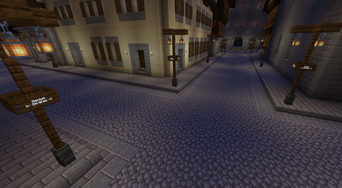 ligaderextrage1's tweet image. Viele Dinge auf unserem Server sind nicht ganz authentisch bzw. realistisch. Eine der Sachen, die wir ganz bewusst nicht realistisch gestaltet haben, sind die Straßenschilder. Denn deren Beleuchtung kann man sogar nachts gut lesen. #Minecraft #MinecraftBuilds #MinecraftServer