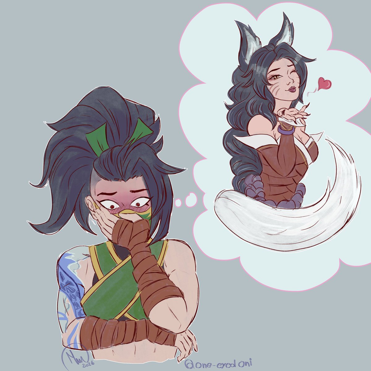 One-eyed Oni // Lovesick for Kayn 🏳️‍⚧️ tweet media